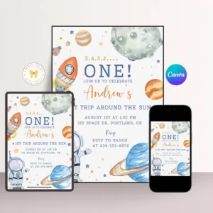 Outer Space Party Invite